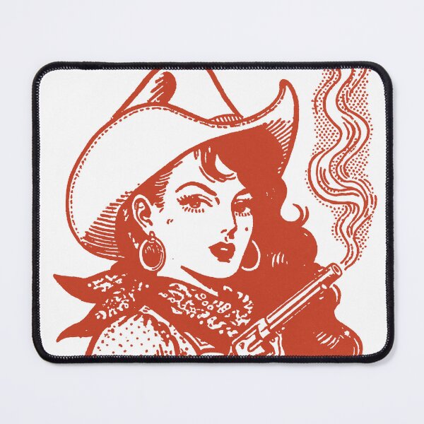 Item preview, Western Cowgirl Pinup Red Vintage Rodeo designed and sold by trajeado14.