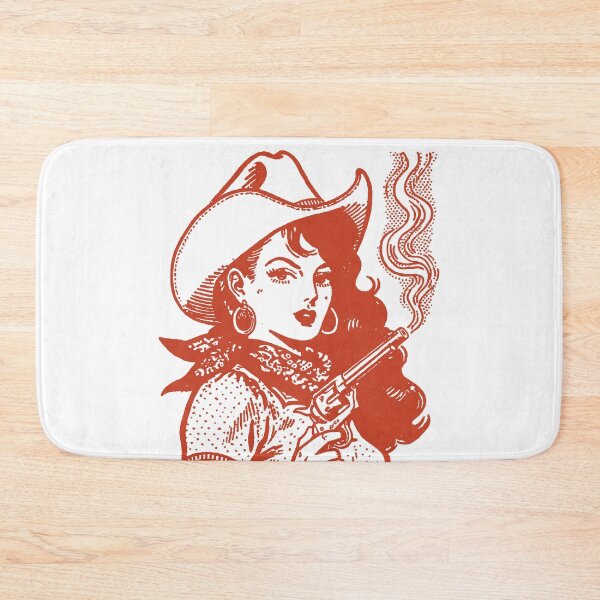 Artikelvorschau, Western Cowgirl Pin-up Rot Vintage Rodeo entworfen und verkauft von trajeado14.