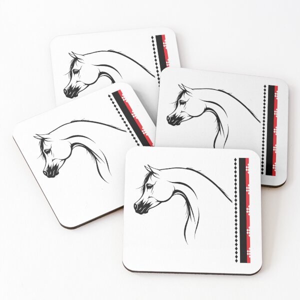 Item preview, Arabian Horse Heritage | UAE Inspired Line Art designed and sold by NUSKHAH UAE | Emirati Heritage Art.