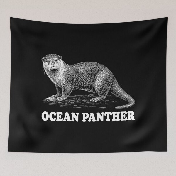 Item preview, Ocean Panther Otter Mislabel Humor designed and sold by Victor Shadehorn.