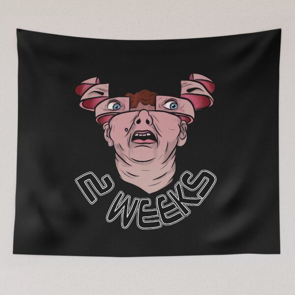 Item preview, Disturbing 2 WEEKS Angled Face Art Garment designed and sold by DanasGayagor.