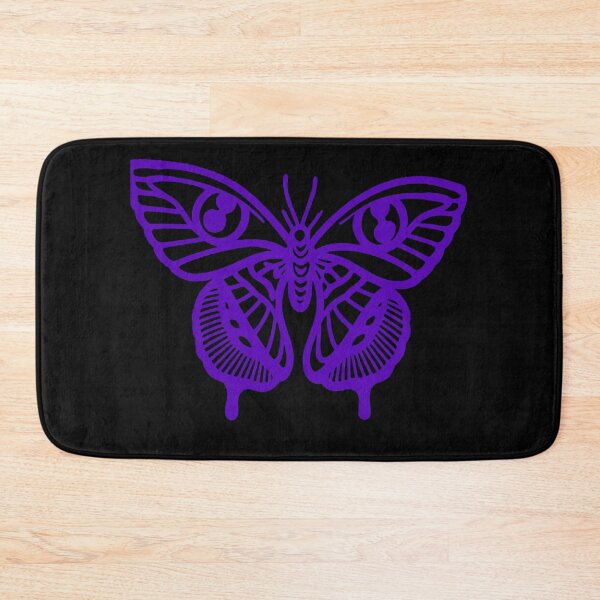 Item preview, Cyber Aesthetic Neon Violet Mystic Moth designed and sold by Ideniquo.
