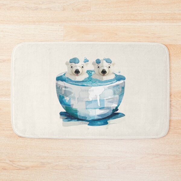 Item preview, Cold Plunge Ice Bath Polar Bears designed and sold by Karin Taylor.