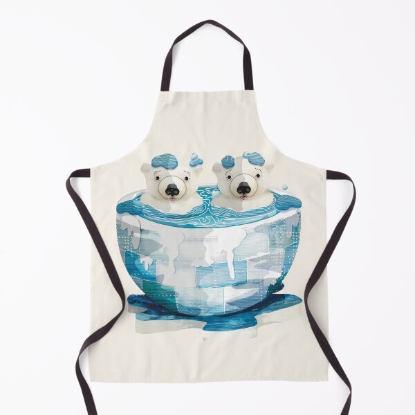 Item preview, Cold Plunge Ice Bath Polar Bears designed and sold by Karin Taylor.