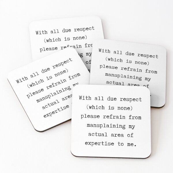 Item preview, With all due respect designed and sold by Bitchy History.