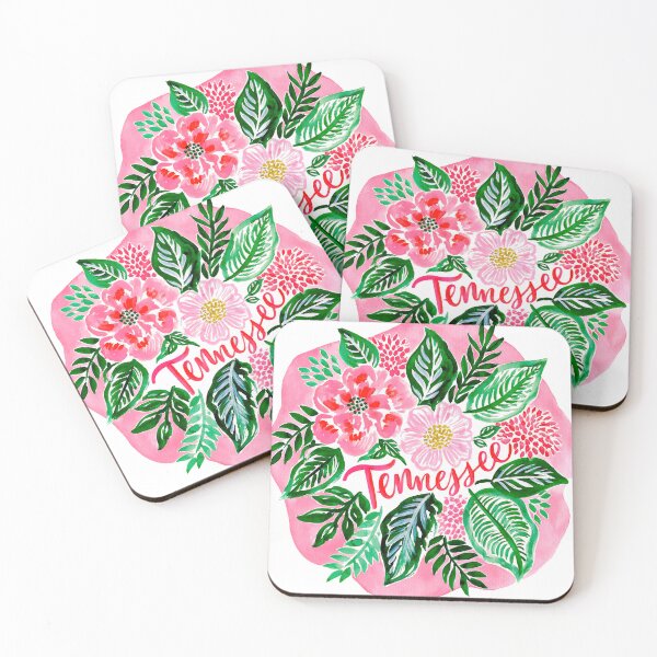 Item preview, Tennessee Floral | Cute Preppy Tennessee State Aesthetic Design designed and sold by ThePreppyArtist.