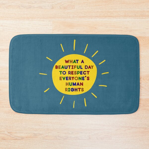 Item preview, Sunshine Rainbow Gay Human Rights Phrase  designed and sold by TackyTime.