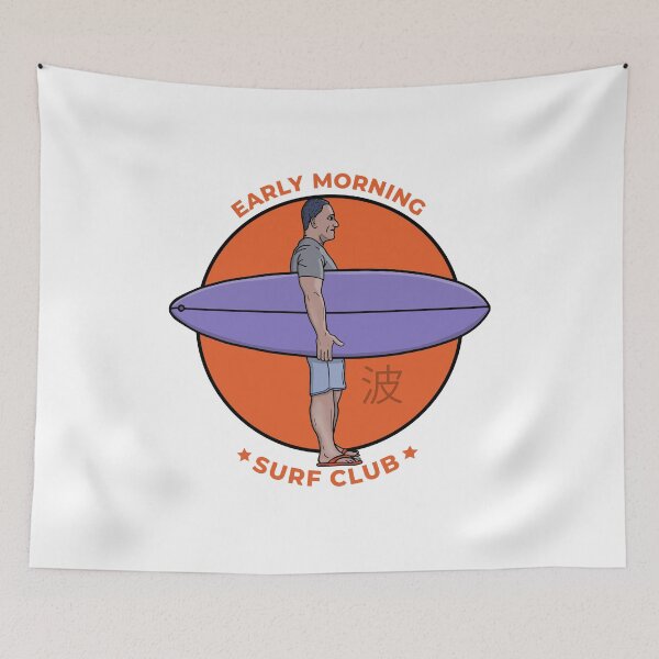 Item preview, Vintage Early Morning Surf Club Retro Graphic designed and sold by shopdiego.