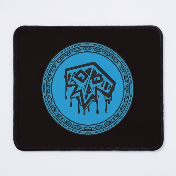 Item preview, Blue Abstract Dripping Mark Emblem Circle designed and sold by BLACK-omerta.