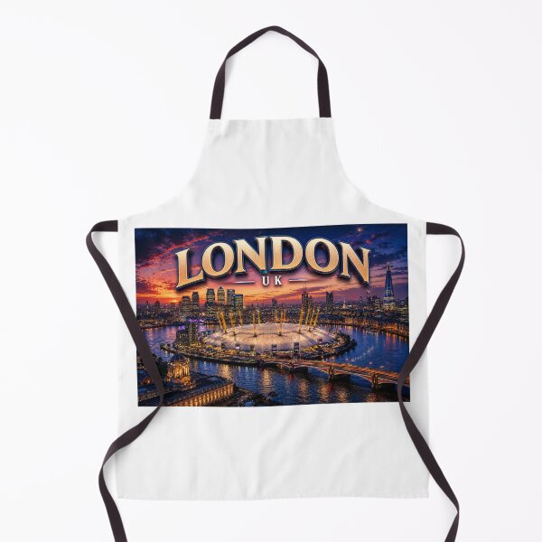 Item preview, MAIN TITLE: London City Skyline & Iconic Concert Arena Venue – Twilight Edition designed and sold by globetrottergfx.