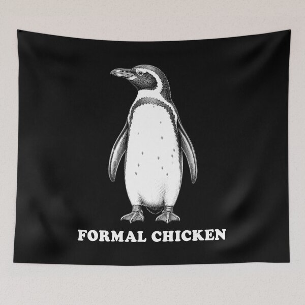 Item preview, Formal Chicken Penguin Mislabel Humor designed and sold by Victor Shadehorn.