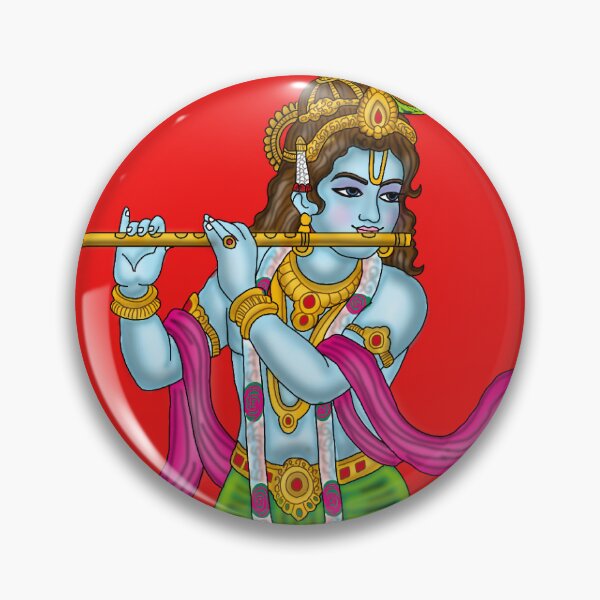 Item preview, Krishna Digital Artwork | Divine Hindu God Illustration  Description designed and sold by Harshit_Digital_Arts.