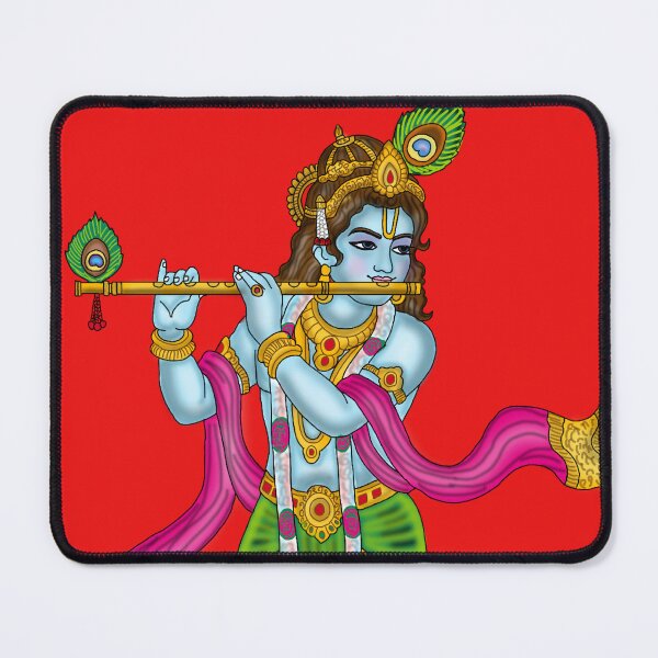 Item preview, Krishna Digital Artwork | Divine Hindu God Illustration  Description designed and sold by Harshit_Digital_Arts.