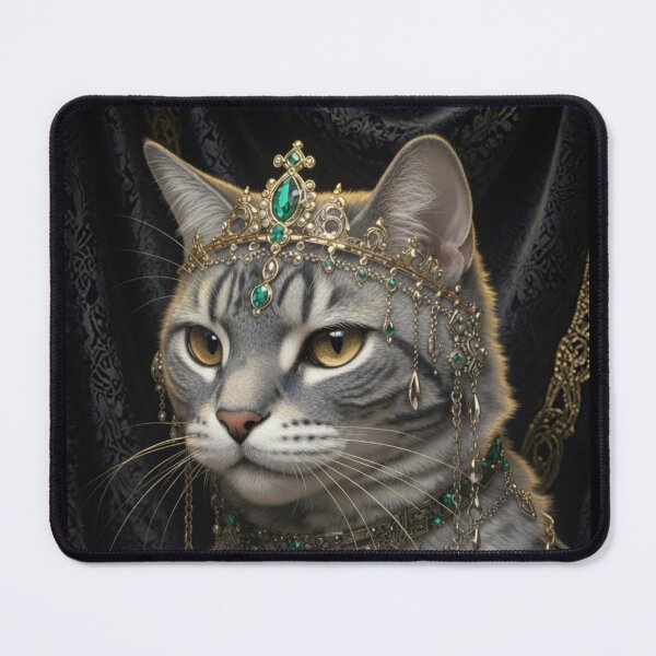 Item preview, Imperial Emerald Gothic Queen Cat Royal Tiara Velvet designed and sold by UmSkelig834.