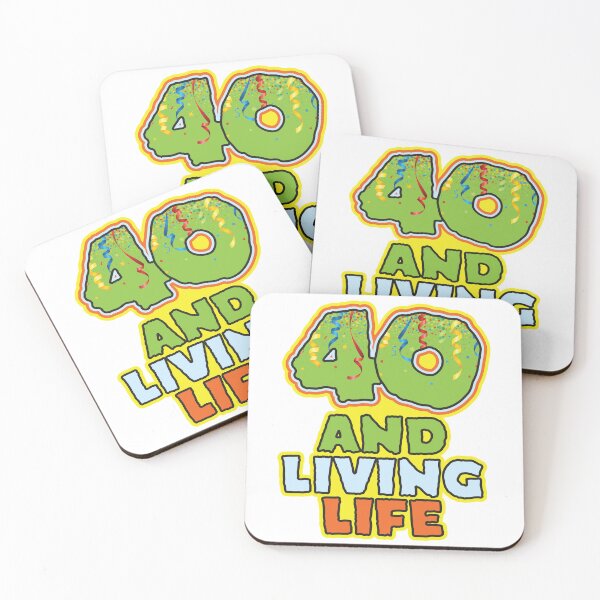 Item preview, 40 and Living Life - Funny 40th Birthday Celebration designed and sold by PCStudio57.