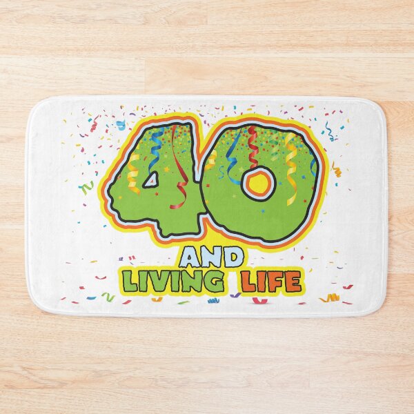 Item preview, 40 and Living Life - Funny 40th Birthday Celebration designed and sold by PCStudio57.