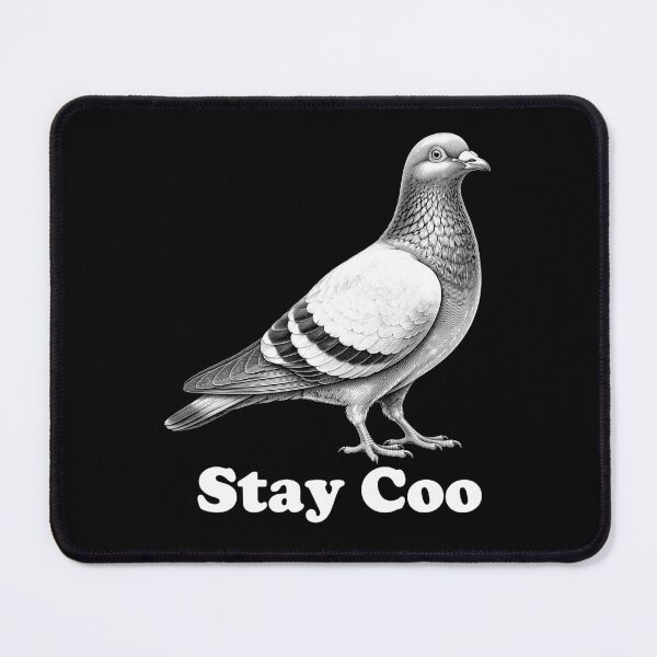 Item preview, Stay Coo Pigeon Bird Pun Humor designed and sold by Victor Shadehorn.