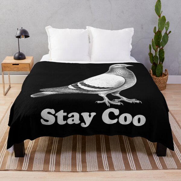 Item preview, Stay Coo Pigeon Bird Pun Humor designed and sold by Victor Shadehorn.