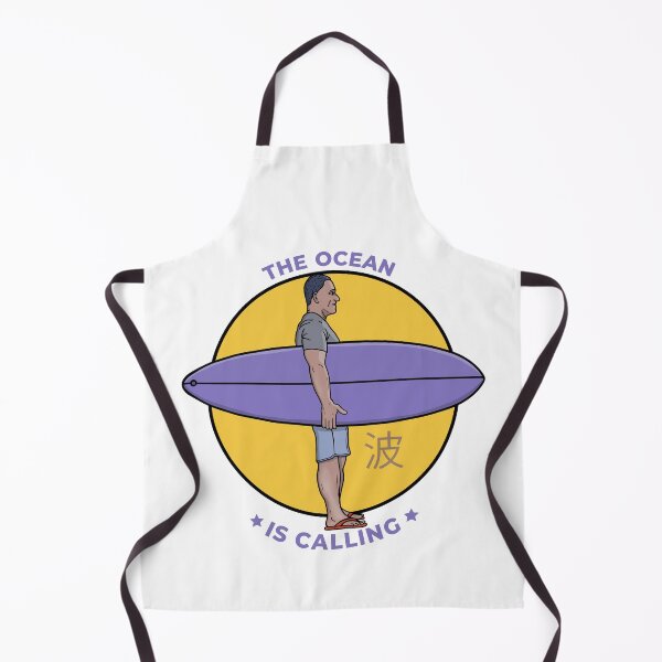 Item preview, The Ocean Is Calling Minimalist Retro Surf designed and sold by shopdiego.