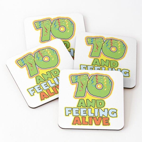 Item preview, 70 and Feeling Alive - Funny 70th Birthday Celebration designed and sold by PCStudio57.