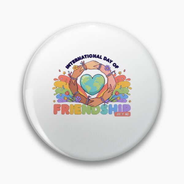 Item preview, International Day Friendship Heart Unity Love Globe Graphic designed and sold by MagicSD Designs.