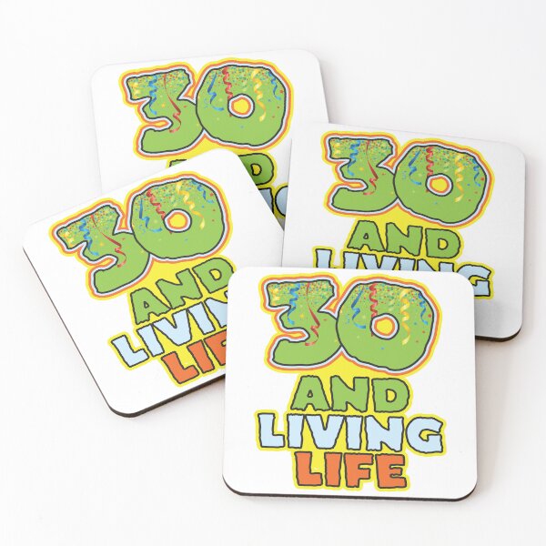 Item preview, 30 and Living Life - Funny 30th Birthday Celebration designed and sold by PCStudio57.