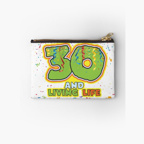 Item preview, 30 and Living Life - Funny 30th Birthday Celebration designed and sold by PCStudio57.