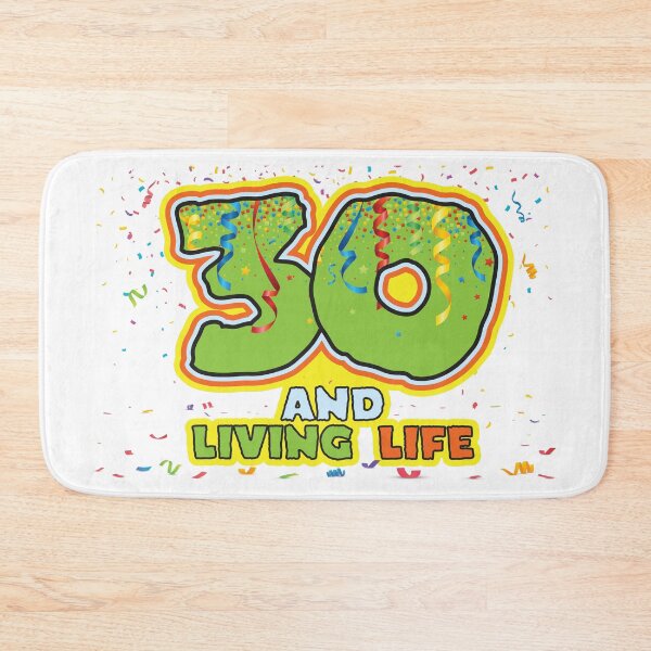 Item preview, 30 and Living Life - Funny 30th Birthday Celebration designed and sold by PCStudio57.