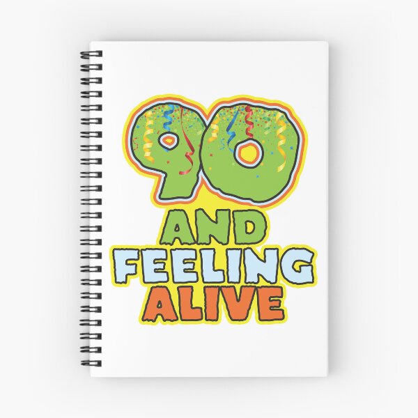 Item preview, 90 and Feeling Alive - Funny 90th Birthday Celebration designed and sold by PCStudio57.