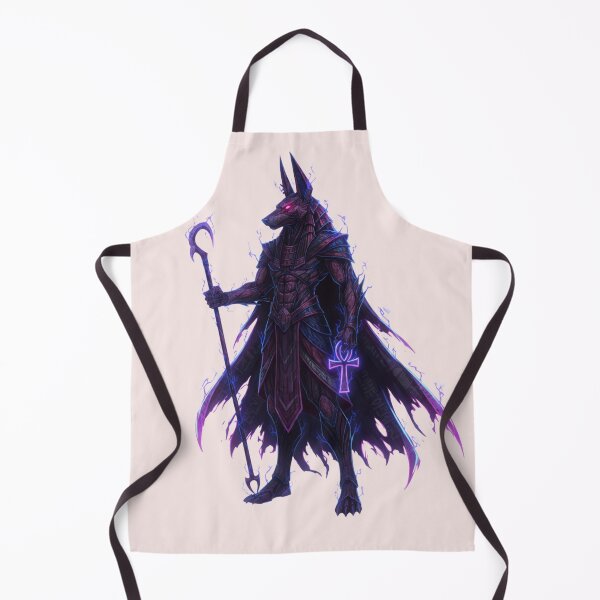 Item preview, Glow Neon Anubis Egyptian God - Dark Fantasy Graphic designed and sold by Exquisite Design Studio „Paculówka”.