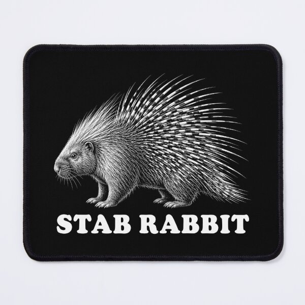 Item preview, Stab Rabbit Porcupine Mislabel Humor designed and sold by Victor Shadehorn.