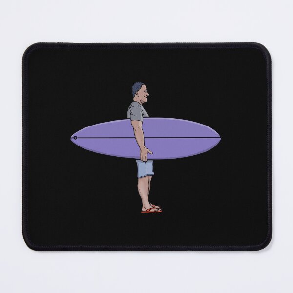 Item preview, Minimalist Surfer Holding Board Retro Surf Art designed and sold by shopdiego.