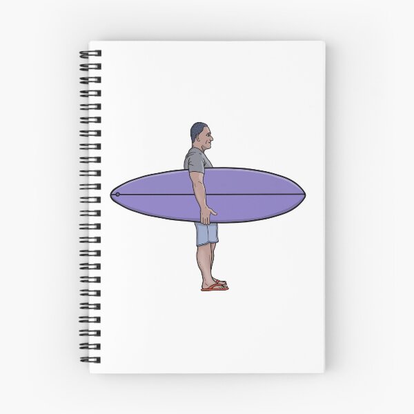 Item preview, Minimalist Surfer Holding Board Retro Surf Art designed and sold by shopdiego.