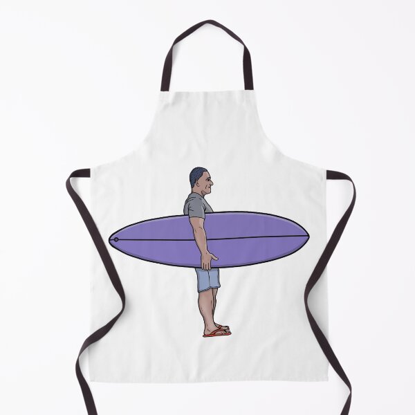 Item preview, Minimalist Surfer Holding Board Retro Surf Art designed and sold by shopdiego.