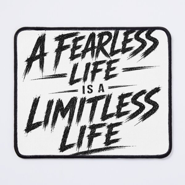 Item preview, A Fearless Life Is a Limitless Life | Motivational Brush Typography T-Shirt designed and sold by Diesel outlaw .