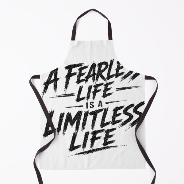 Item preview, A Fearless Life Is a Limitless Life | Motivational Brush Typography T-Shirt designed and sold by Diesel outlaw .