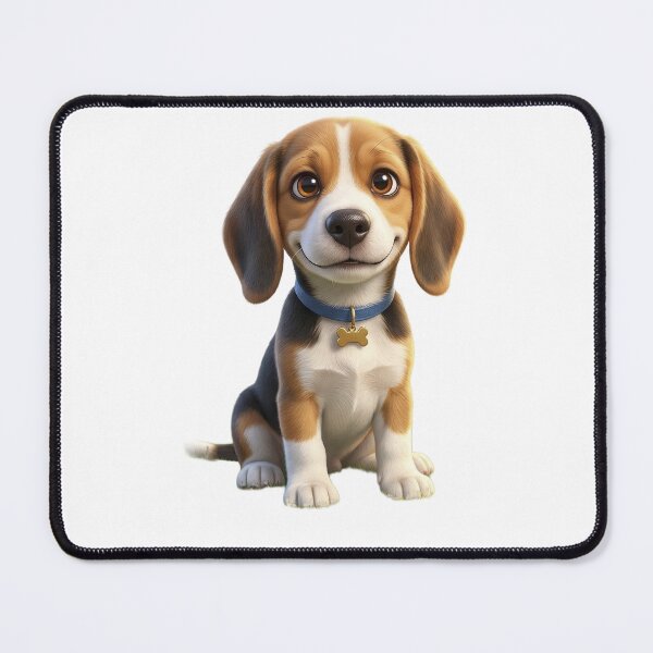 Item preview, Pixar Style Beagle Dog Art Print designed and sold by moah1975.