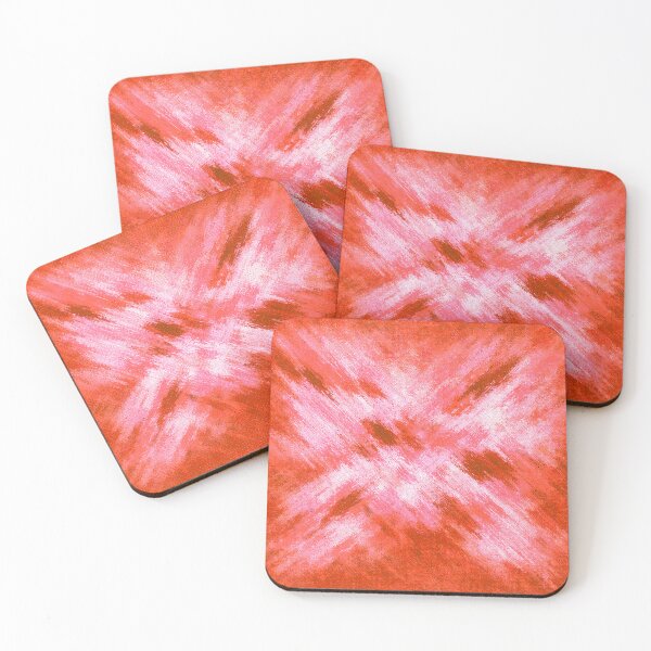 Item preview, Coral Energy Burst Abstract Art designed and sold by Ingorgia Studio.