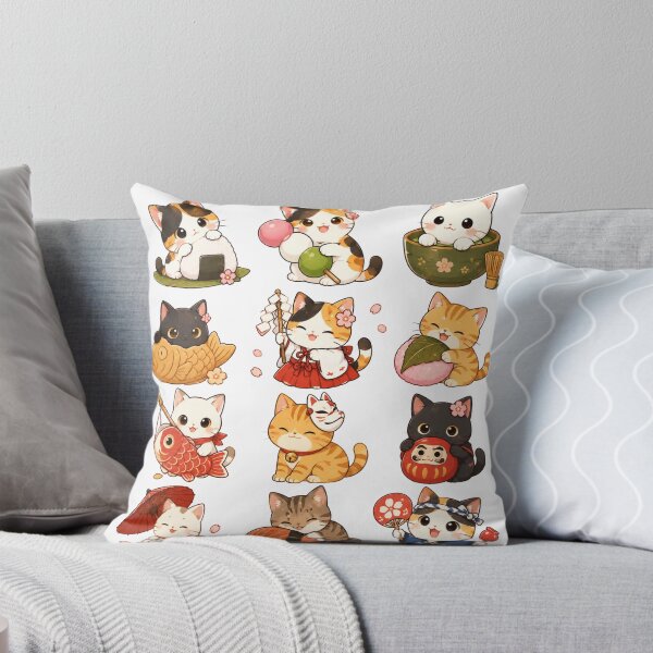 Item preview, Kawaii Japanese Cats designed and sold by Lurelia.