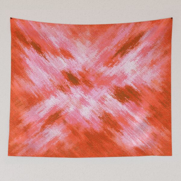 Item preview, Coral Energy Burst Abstract Art designed and sold by Giovanna2026.