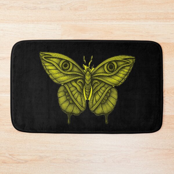 Item preview, Pastel Goth Mystical Moth Yellow with Eyes designed and sold by Ideniquo.