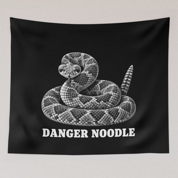 Item preview, Danger Noodle Rattlesnake Humor designed and sold by Victor Shadehorn.