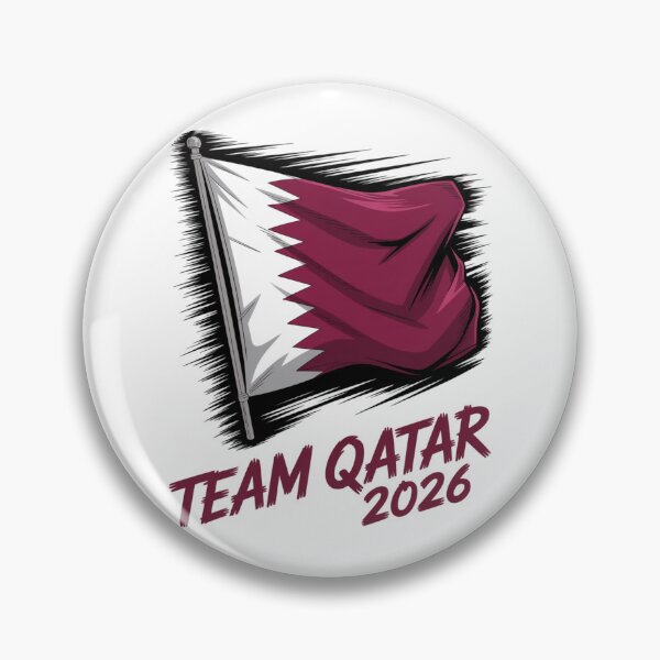 Item preview, Team Qatar 2026 | Qatar Flag Football Soccer Fan T-Shirt V7 designed and sold by DBWStudios.