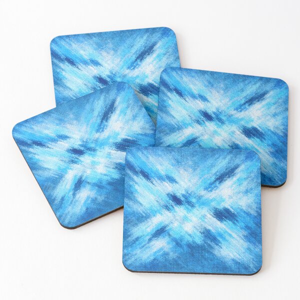Item preview, Electric Blue Energy Burst Abstract Art designed and sold by Ingorgia Studio.