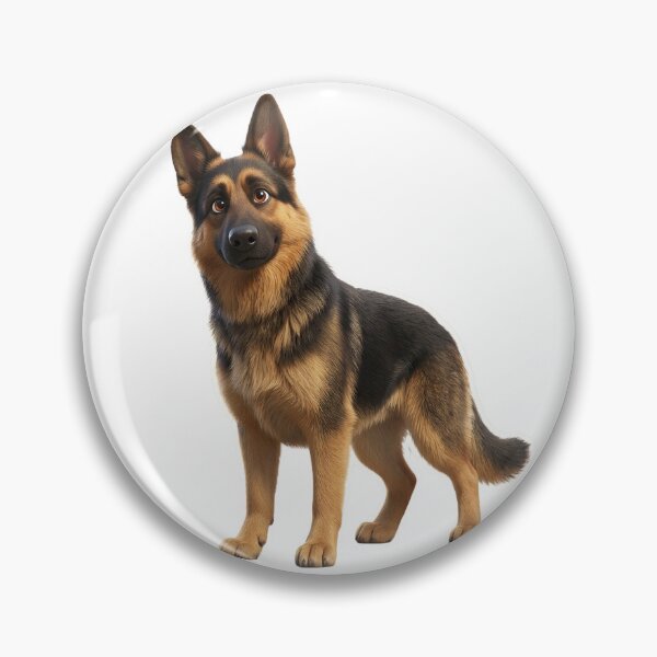 Item preview, Pixar Style German Shepherd Art Print designed and sold by moah1975.