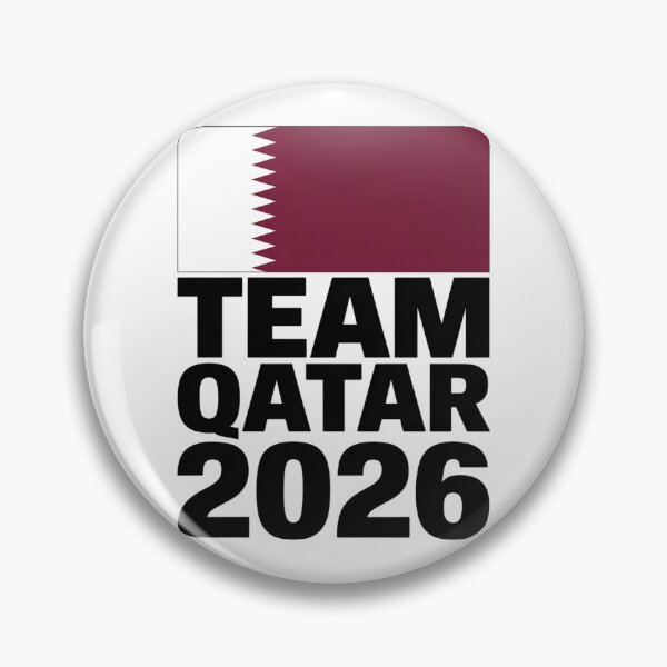 Item preview, Team Qatar 2026 | Qatar Flag Football Soccer Fan T-Shirt V10 designed and sold by DBWStudios.