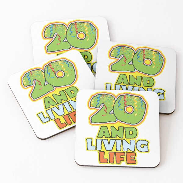 Item preview, 20 and Living Life - Funny 20th Birthday Celebration designed and sold by PCStudio57.