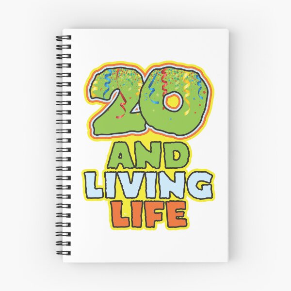 Item preview, 20 and Living Life - Funny 20th Birthday Celebration designed and sold by PCStudio57.
