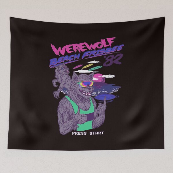 Item preview, Canine Bball Sunset Arcade Style Graphic designed and sold by Jawnilflosat.