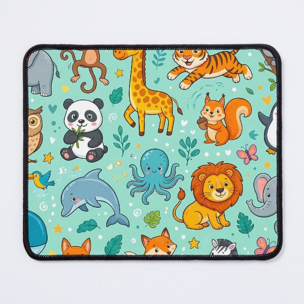 Item preview, Lion Koala Elephant Jiraffe Penguin Monkey Fox designed and sold by ART ATTACK ZONE.